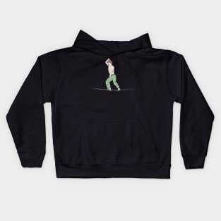 Tightrope - Wire Balancing - High-wire Acrobat Kids Hoodie